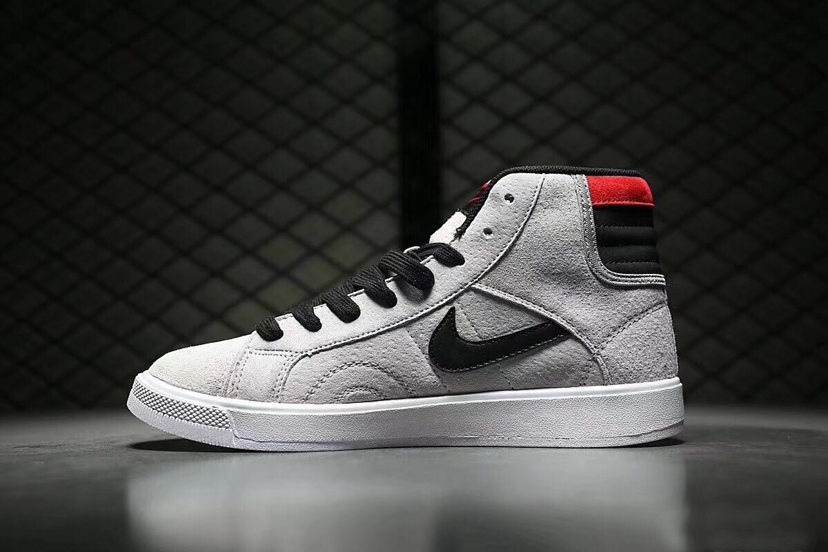 2017 Women Air Jordan 1 New Year Grey Black Red Shoes - Click Image to Close